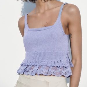 Zara crop top! Size S. NWT